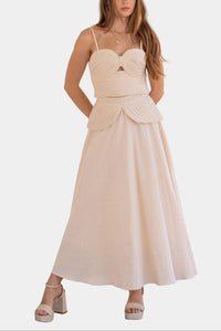 Banks Braided Crop Top & Midi Skirt Set