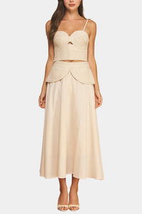 Banks Braided Crop Top & Midi Skirt Set