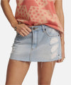 One Teaspoon Sloane Low Waist Denim Mini Skirt