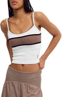 FP Movement All Clear Coastline Stripe Cami in Ivory Combo