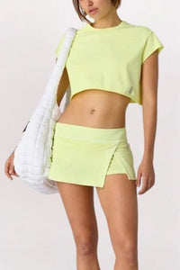 FP Movement Hot Shot Cropped Tee in Vapor Lime
