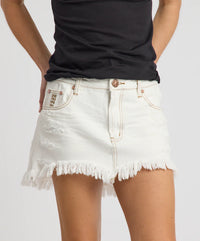 One Teaspoon Junkyard Low Waist Messed Up Mini Skirt