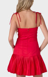 Laurel Pleated Mini Dress