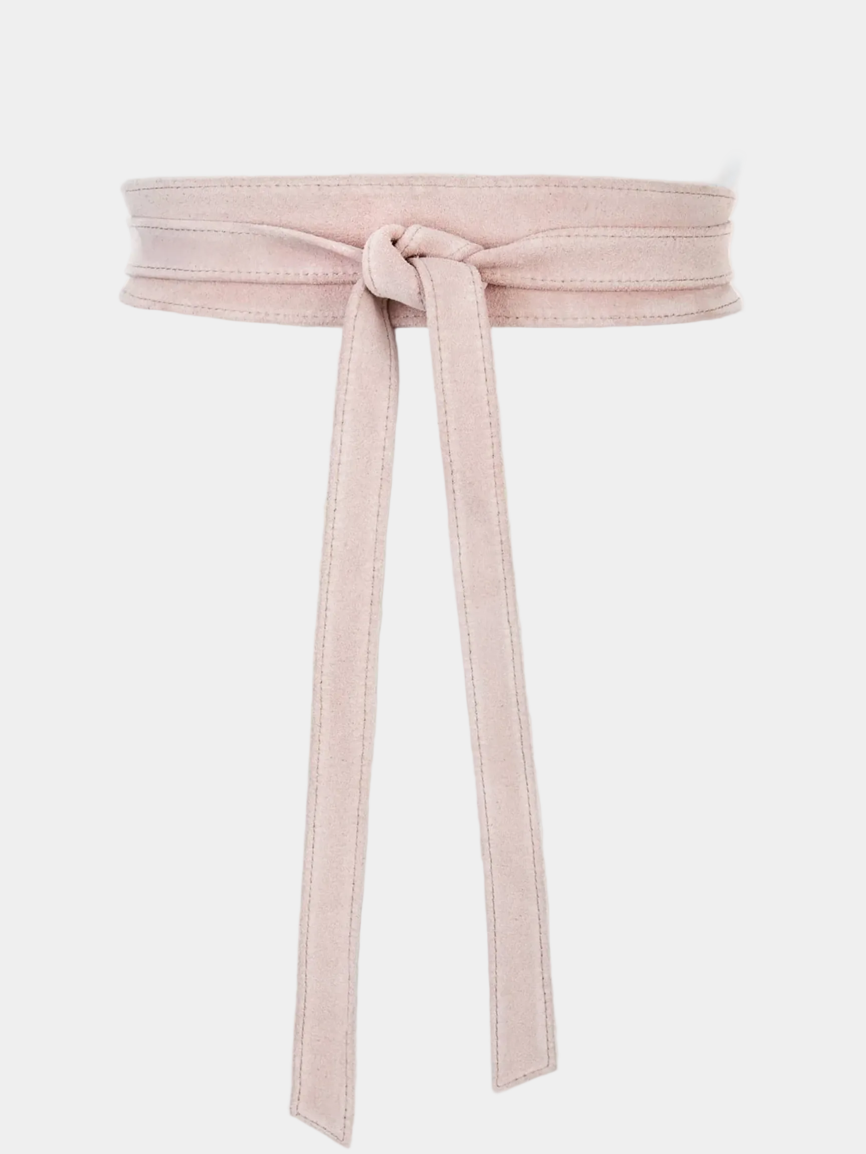 SHUG Wrap Belt in Rose Suede