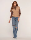 Heartloom Kylia Vest in Ivory & Doe