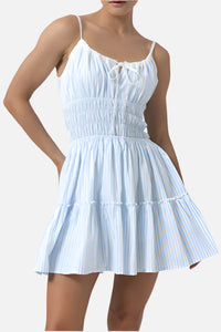 LUSANA Rosa Poplin Dress