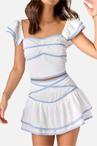 Cake For Dinner Capri Trim Skirt