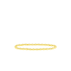 Marlyn Schiff 3mm/4mm Gold Brass Ball Bracelet