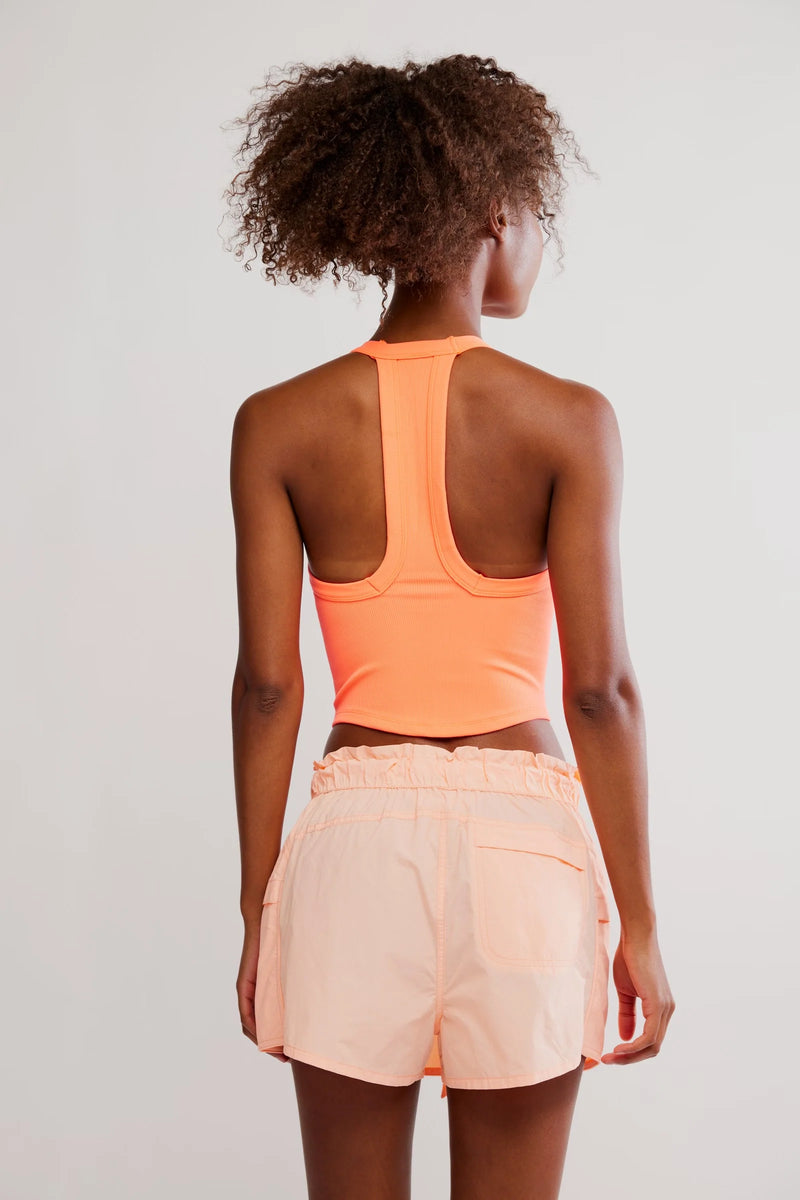FP Movement All Clear V-Neck Cami in Neon Coral