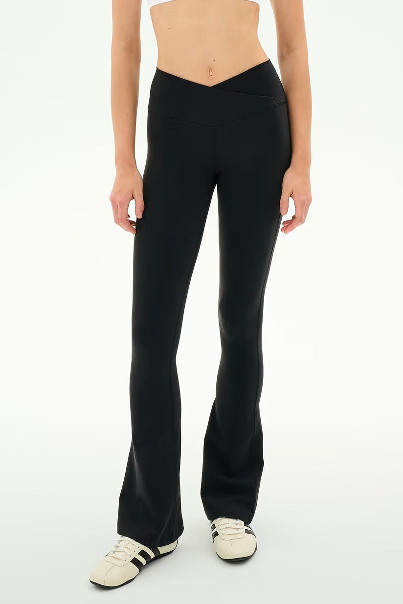 SPLITS59 Raquel Crossover Supplex Flare Legging in 32"