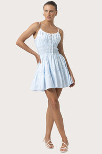 LUSANA Rosa Poplin Dress