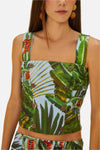 FARM Rio Amazonia Forest Crop Top
