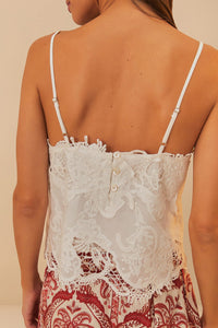 FARM Rio Sleeveless Lace Top