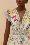 FARM Rio Greek Garden Blouse