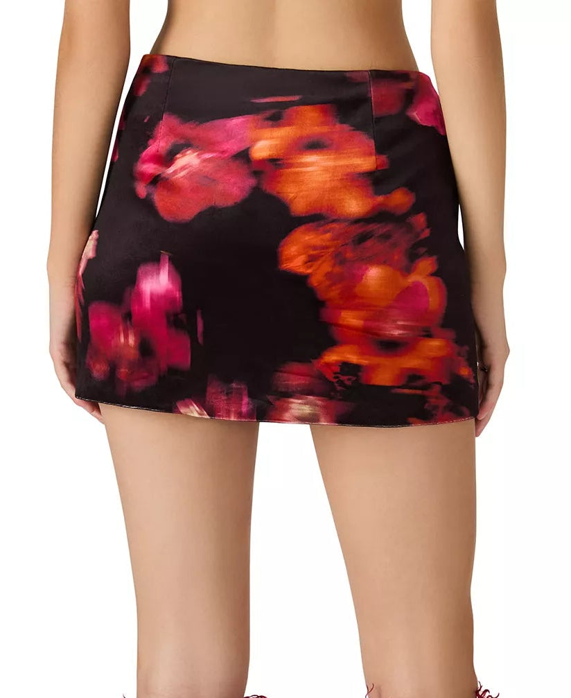 Steve Madden Cindi Velvet Mini Skirt