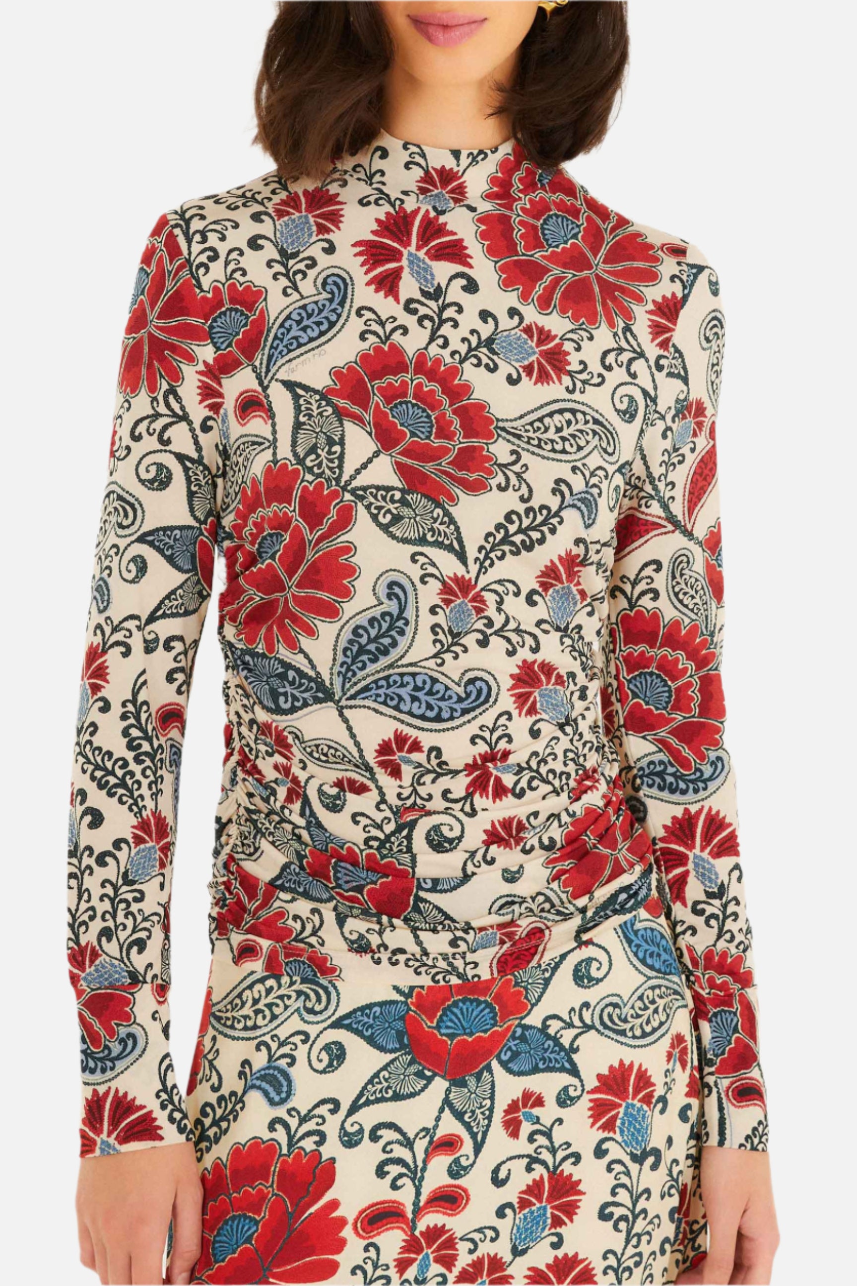 FARM Rio Francesca Jersey Blouse
