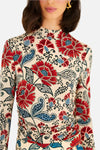 FARM Rio Francesca Jersey Blouse