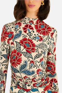 FARM Rio Francesca Jersey Blouse