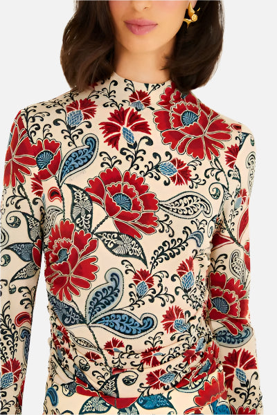 FARM Rio Francesca Jersey Blouse