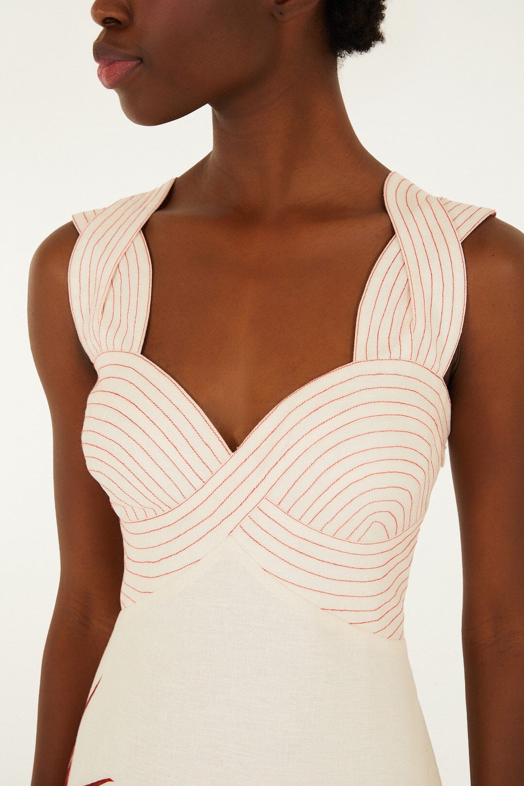 FARM Rio Strelitzia Sand Midi Dress