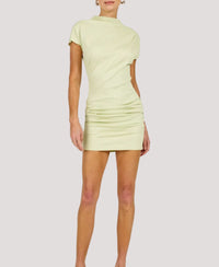 Line & Dot Archer Draped Mini Dress
