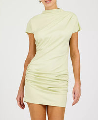 Line & Dot Archer Draped Mini Dress