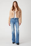 BLANK NYC Oatmeal Crush Faux Fur Jacket