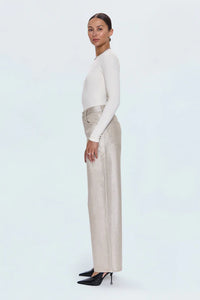 Pistola Tate High Rise Bowed Wide Leg Jeans