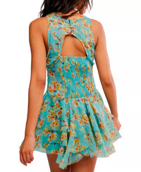 Free People Raven Printed Mini Dress