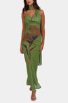 Layla Scarfed Floral Maxi Dress