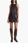 Saylor Damian Faux Leather Mini Dress