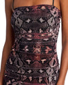 AFRM Hazel Crochet Lace Dress in Scattered Snake
