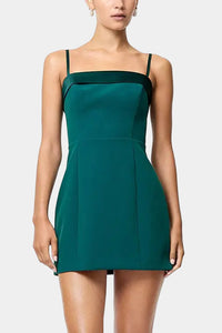 French Connection Azra Twill Foldover Mini Dress