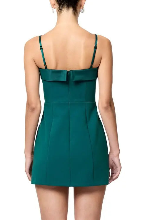 French Connection Azra Twill Foldover Mini Dress