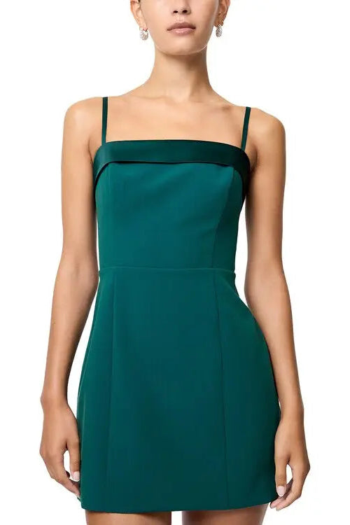 French Connection Azra Twill Foldover Mini Dress