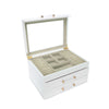 Brouk & Co Kendall 3 Clear Lid Jewelry Box