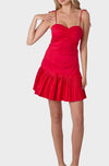 Laurel Pleated Mini Dress