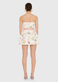 Amanda Uprichard Strapless Bethany Romper Dress