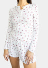 Z Supply Holly Long Sleeve Top & Shorts Set