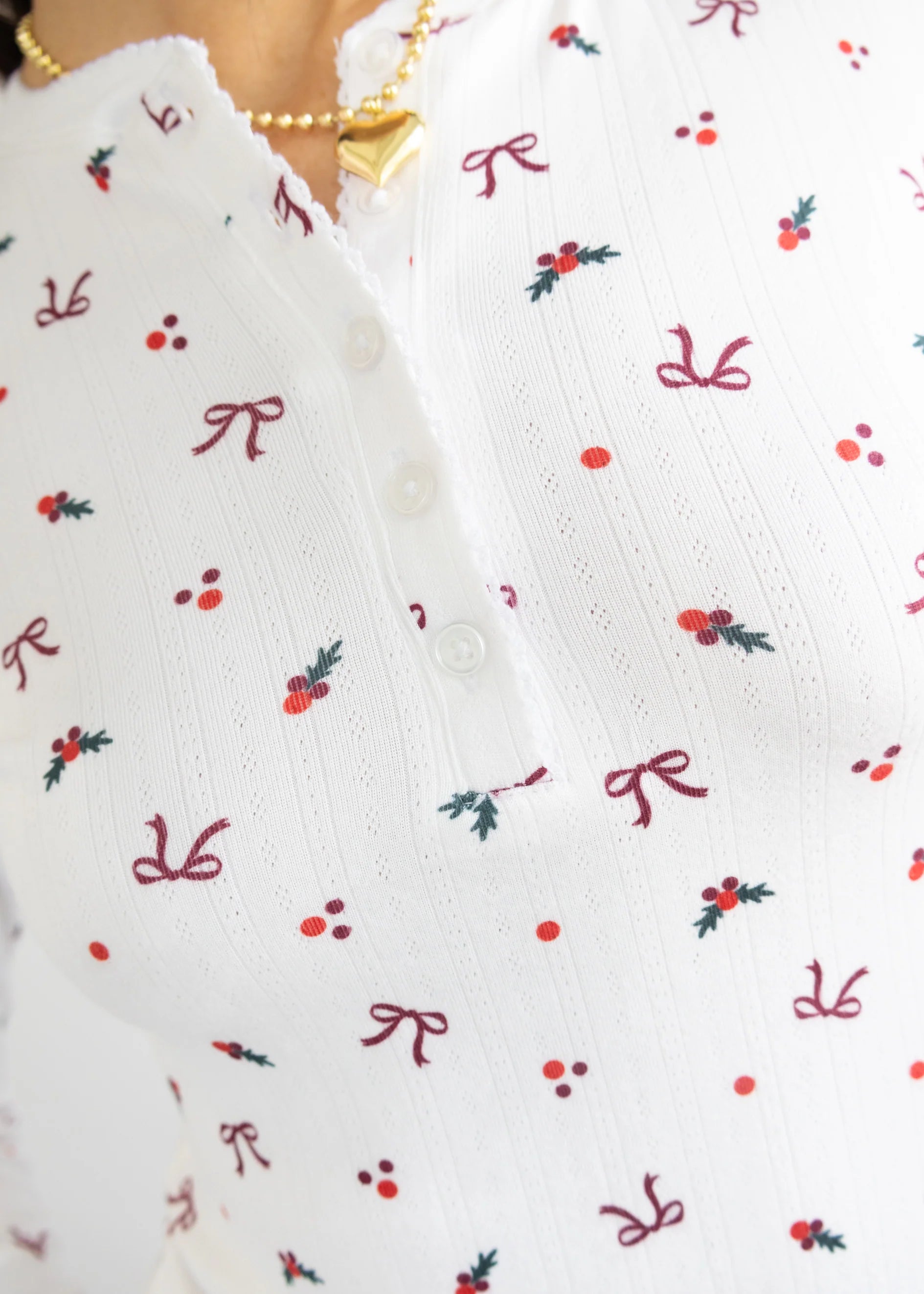 Z Supply Holly Long Sleeve Top & Shorts Set