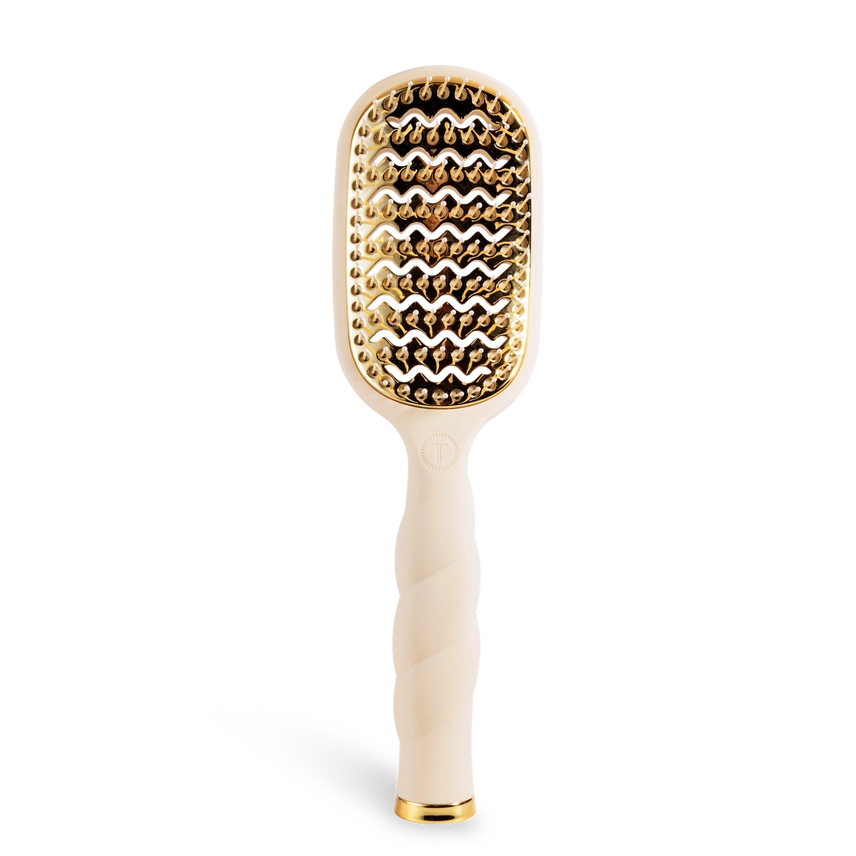 TELETIES Vented Hair Brush in Tan