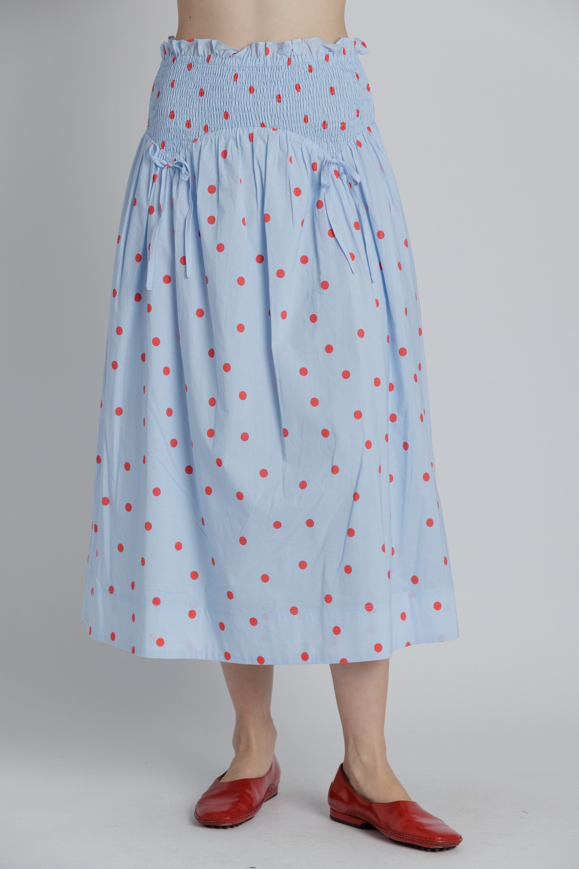 Kathleen Smocked Top & Midi Skirt Set