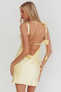 Addie Flower Detail Mini Dress