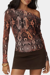 AFRM Barry Asymmetrical Top in Scattered Snake