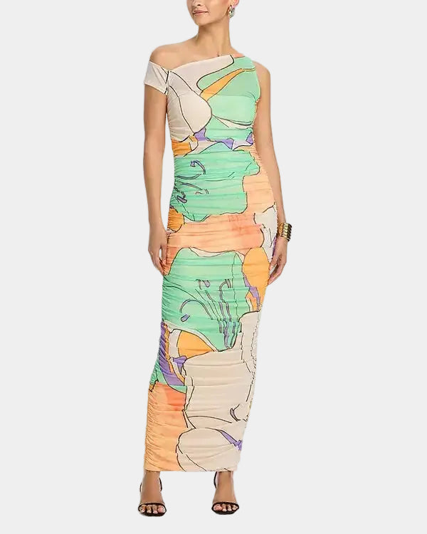AFRM Biona Maxi Dress in Scarf Floral