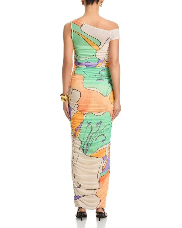 AFRM Biona Maxi Dress in Scarf Floral