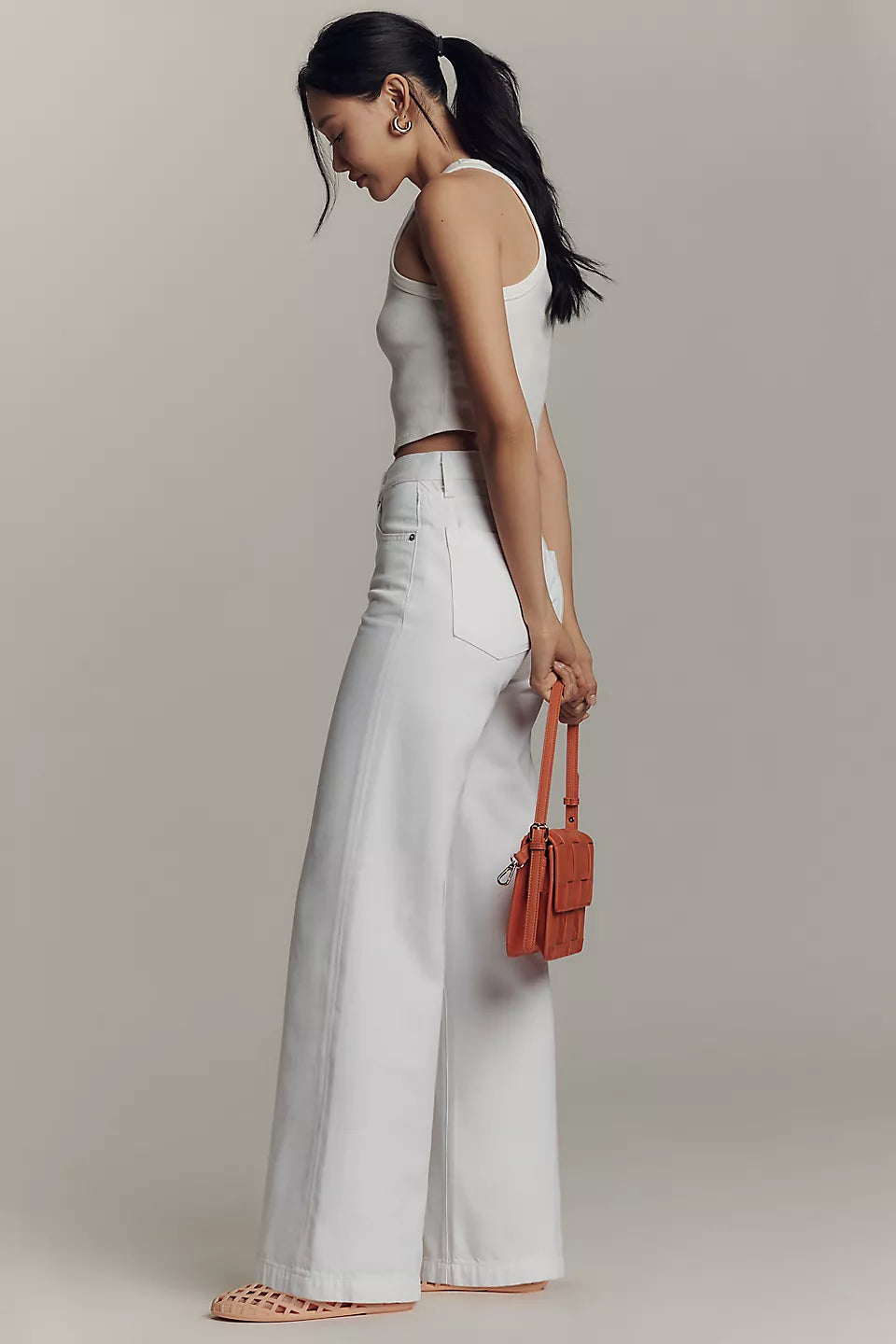 Pistola Jadyn Low-Slung Palazzo Jeans