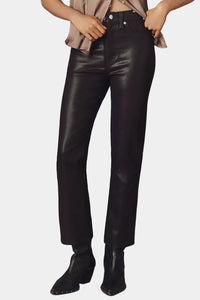 Pistola Lennon Coated High Rise Crop Boot Jeans