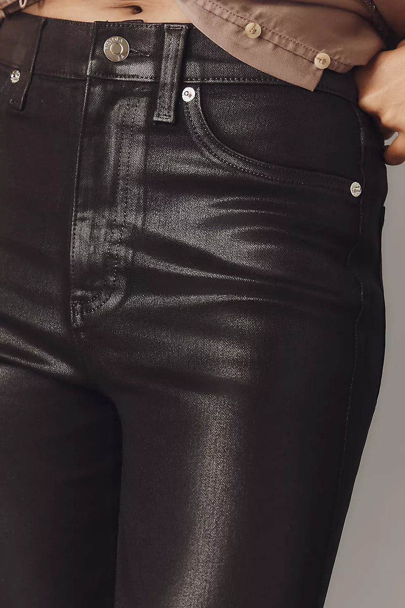 Pistola Lennon Coated High Rise Crop Boot Jeans
