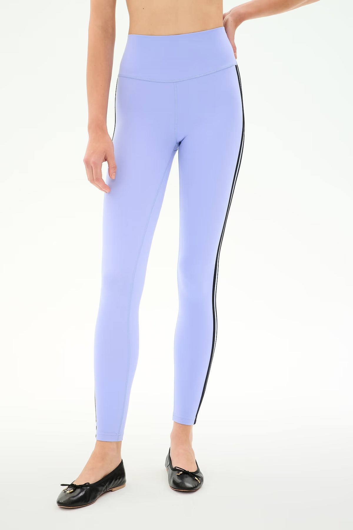 SPLITS59 Ella High Waist 7/8 Leggings in Purple Haze/Black